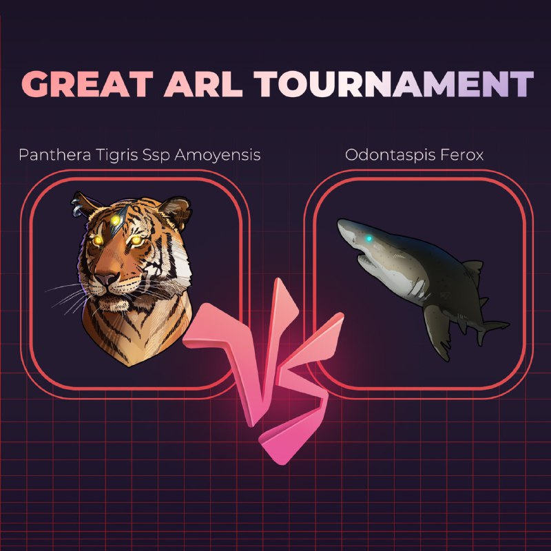🖼 🐅 GREAT ARL TOURNAMENT: STAGE ONE [5/8] 🦈 Дорогие холдеры коллекции Animals Red List! Наш турнир после...