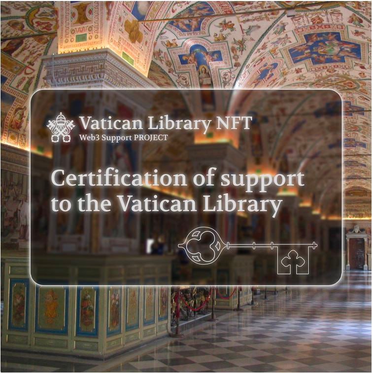 🖼 ⭐️ Vatican Library Web3 Support Project Ватиканская апостольская библиотека запустила web3-проек...