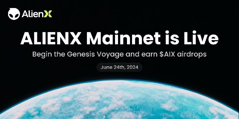 🖼 AlienX наконец-то в меиннете AleinX запустили кампанию, связанную с выходом AlienX Chain Main...