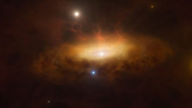 🖼 Астрономы впервые увидели процесс пробуждения сверхмассивной чёрной дыры в це...