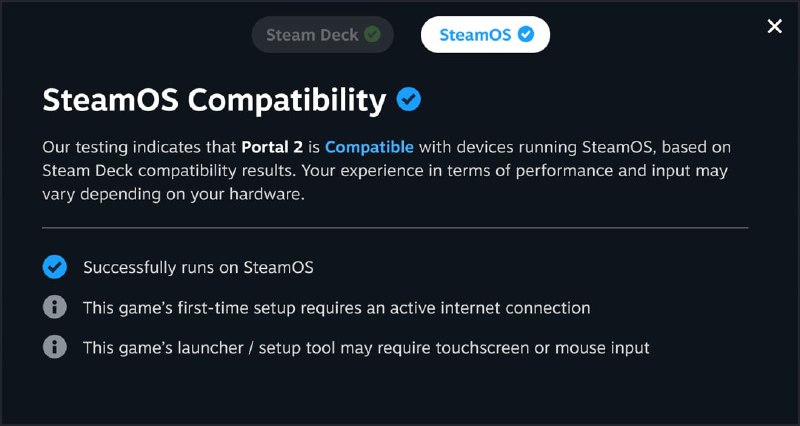 🖼 Оценка совместимости со SteamOS